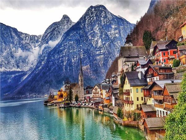Hallstatt Nature Scenery 077 Wallpaper by MywallpaperShop