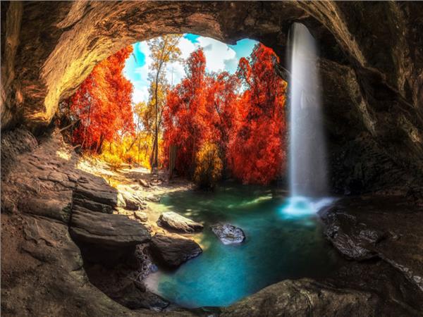 Waterfall Scenery Wallpaper by MywallpaperShop