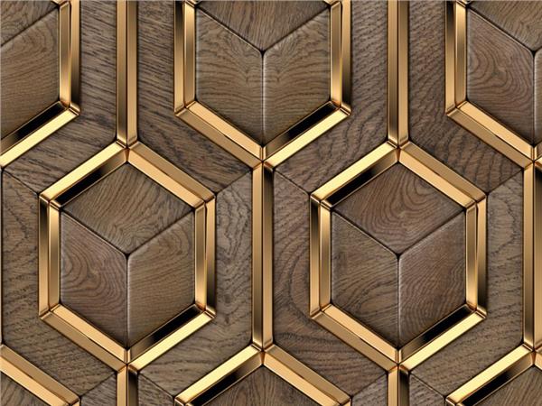 3D Geometric Design Wallpaper by MywallpaperShop