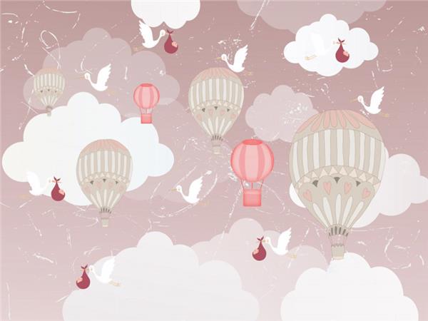 Flying Balloons and Kuslar Wallpaper by MywallpaperShop