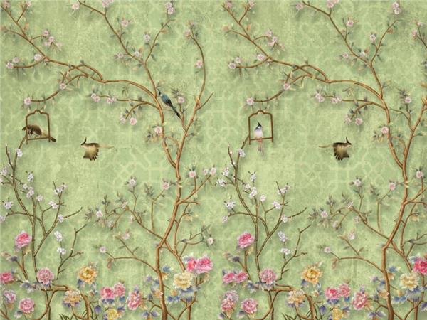 Tree Dallari and Kuslar Vintage Wallpaper by MywallpaperShop
