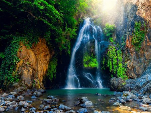 Waterfall Scenery Wallpaper by MywallpaperShop