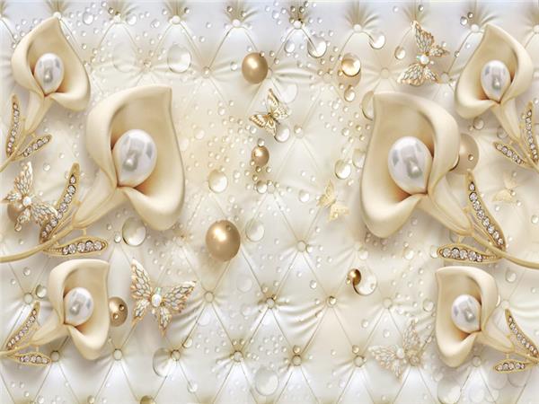 Inci Flower 3D Wallpaper by MywallpaperShop