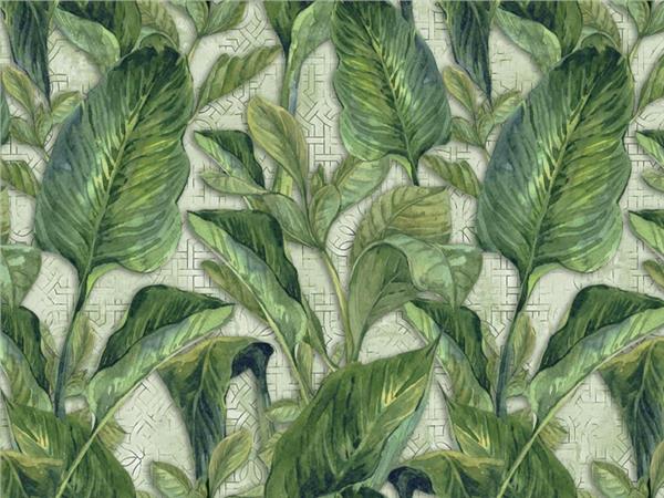 Genis Leaf 3D Wallpaper by MywallpaperShop