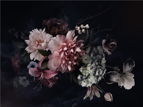 Big Flowers 3D Wallpaper by MywallpaperShop