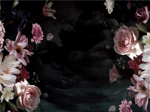 Big Flowers 3D Wallpaper by MywallpaperShop