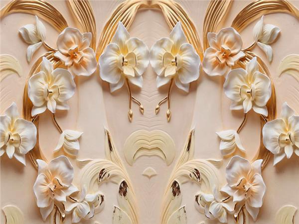 Custom Design Flower Design 3D Wallpaper by MywallpaperShop