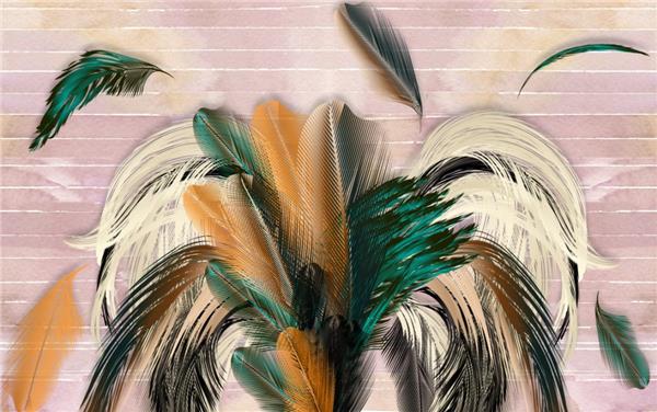 Big Palm Tree Leaves Wallpaper by MywallpaperShop