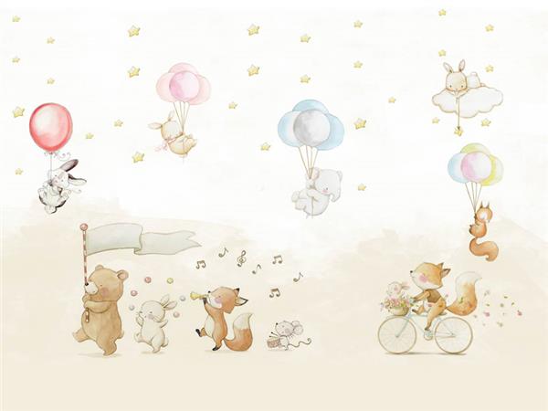 SweetMinikler Kids Room Wallpaper by MywallpaperShop