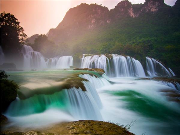 Waterfall Scenery Wallpaper by MywallpaperShop