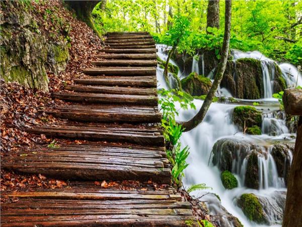 Waterfall Scenery Wallpaper by MywallpaperShop