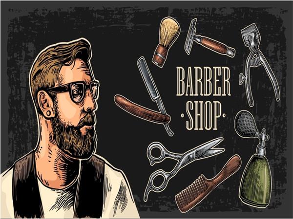 Barber 057 Wallpaper by MywallpaperShop
