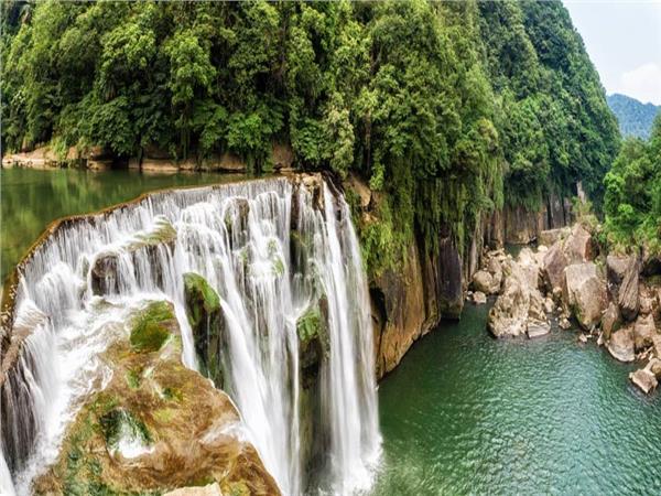 Waterfall Scenery Wallpaper by MywallpaperShop