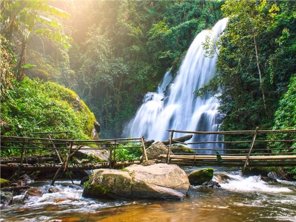 Waterfall Scenery Wallpaper by MywallpaperShop
