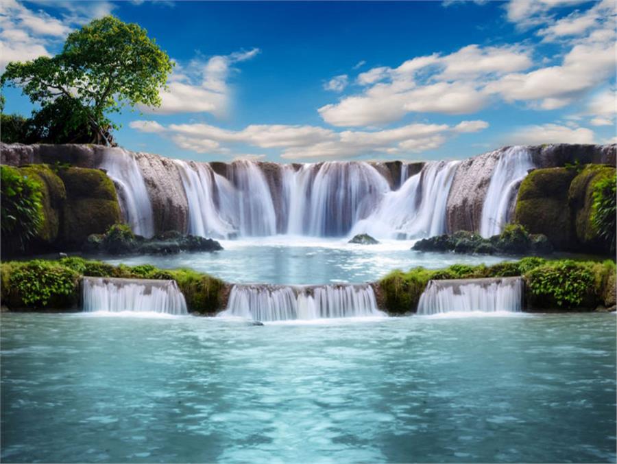 Waterfall Scenery Wallpaper by MywallpaperShop