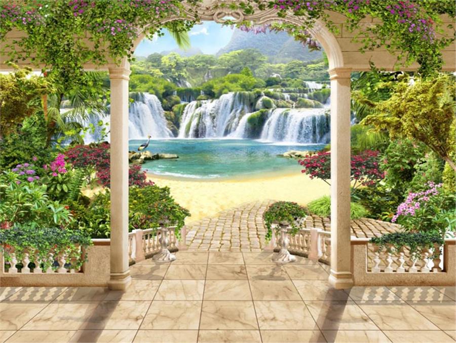 Waterfall Scenery Wallpaper by MywallpaperShop