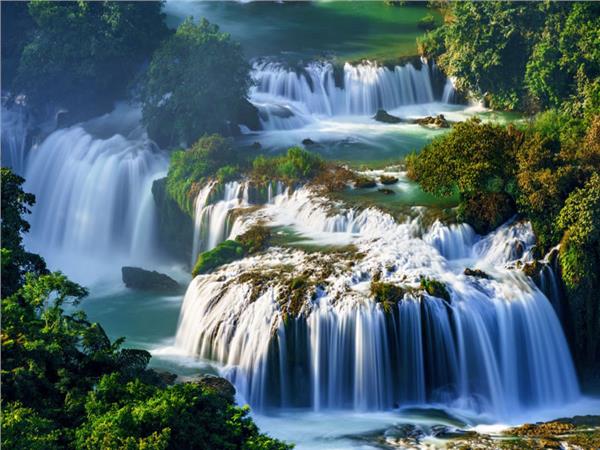 Waterfall Scenery Wallpaper by MywallpaperShop