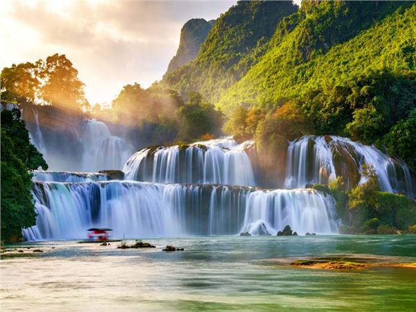 Waterfall Scenery Wallpaper by MywallpaperShop