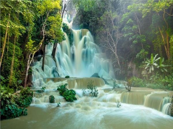 Waterfall Scenery Wallpaper by MywallpaperShop