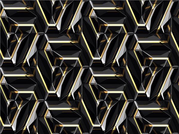 3D Geometric Design Wallpaper by MywallpaperShop