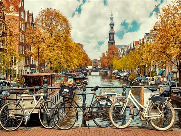 Amsterdam City Scenery 0156 Wallpaper by MywallpaperShop