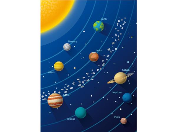Planets Kids Room Wallpaper by MywallpaperShop